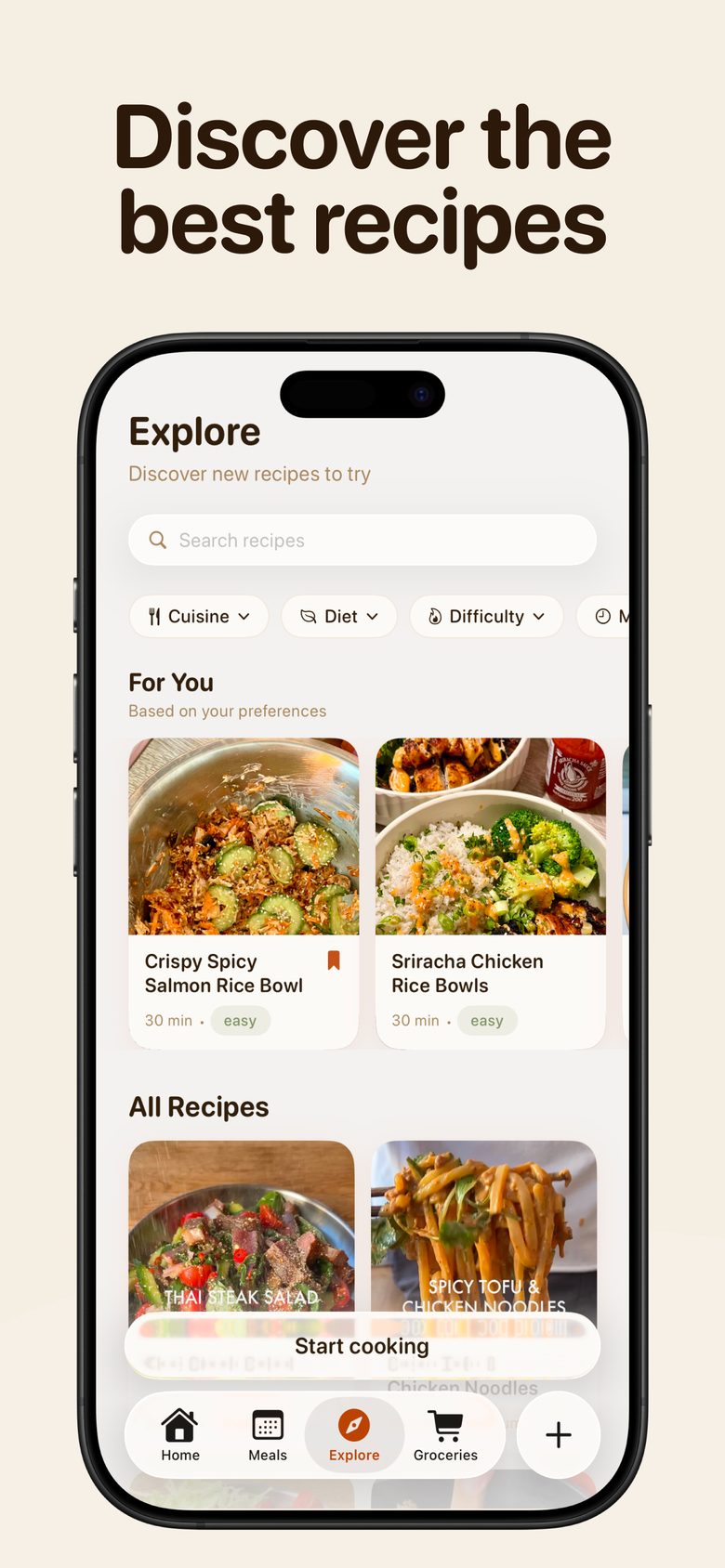 Recipal explore — discover the best recipes